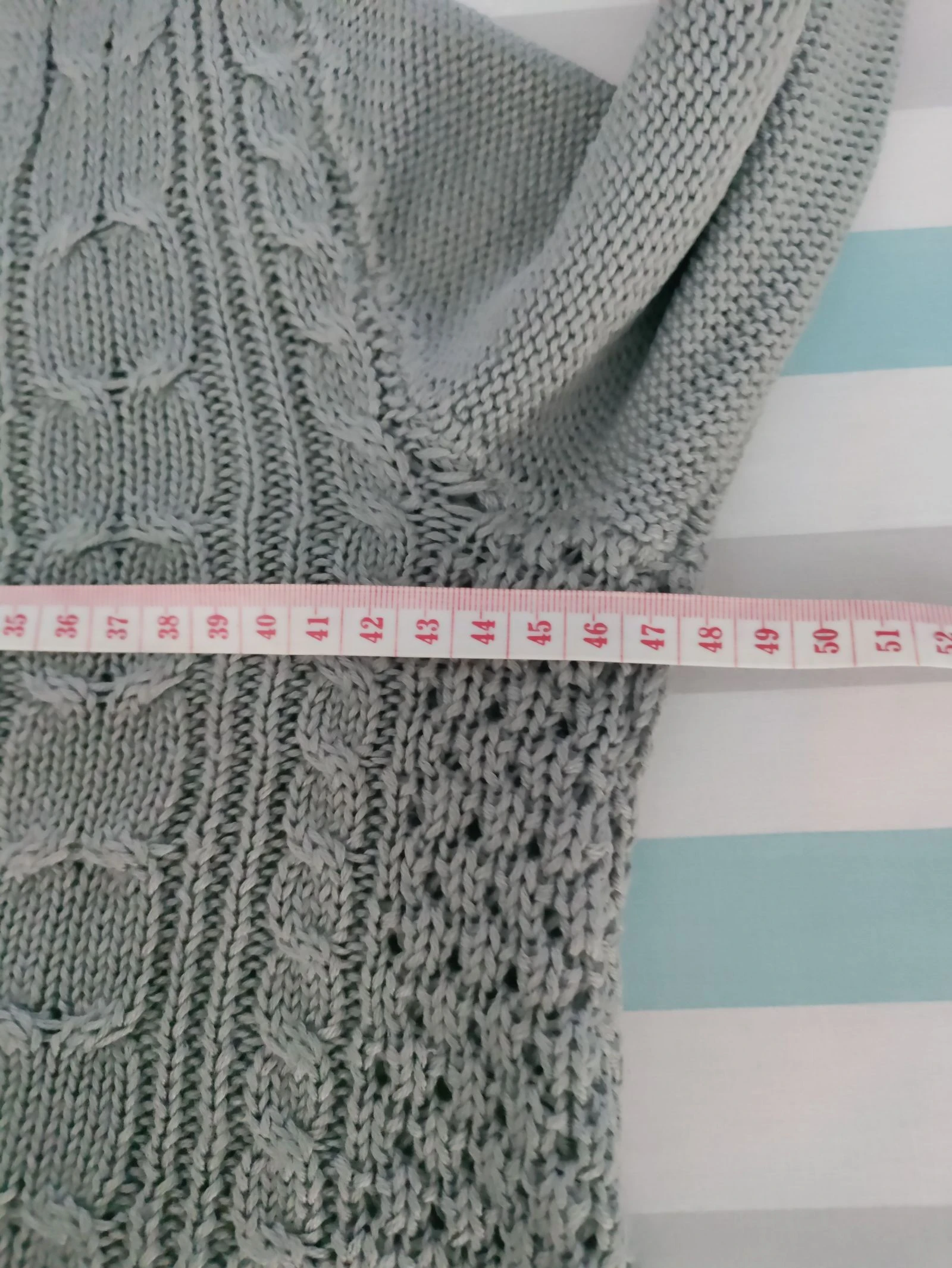 🧶 Zara Knit Twisted Grey Sweater – Size S – photo 10